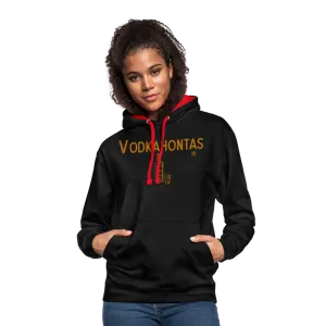 Vodkahontas - Kontrast-Hoodie