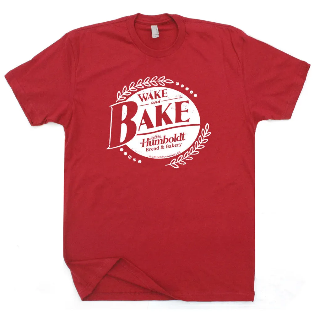 Wake and Bake T Shirt Marijuana T Shirts Funny Stoner Shirts Marijuana Tee Shirt