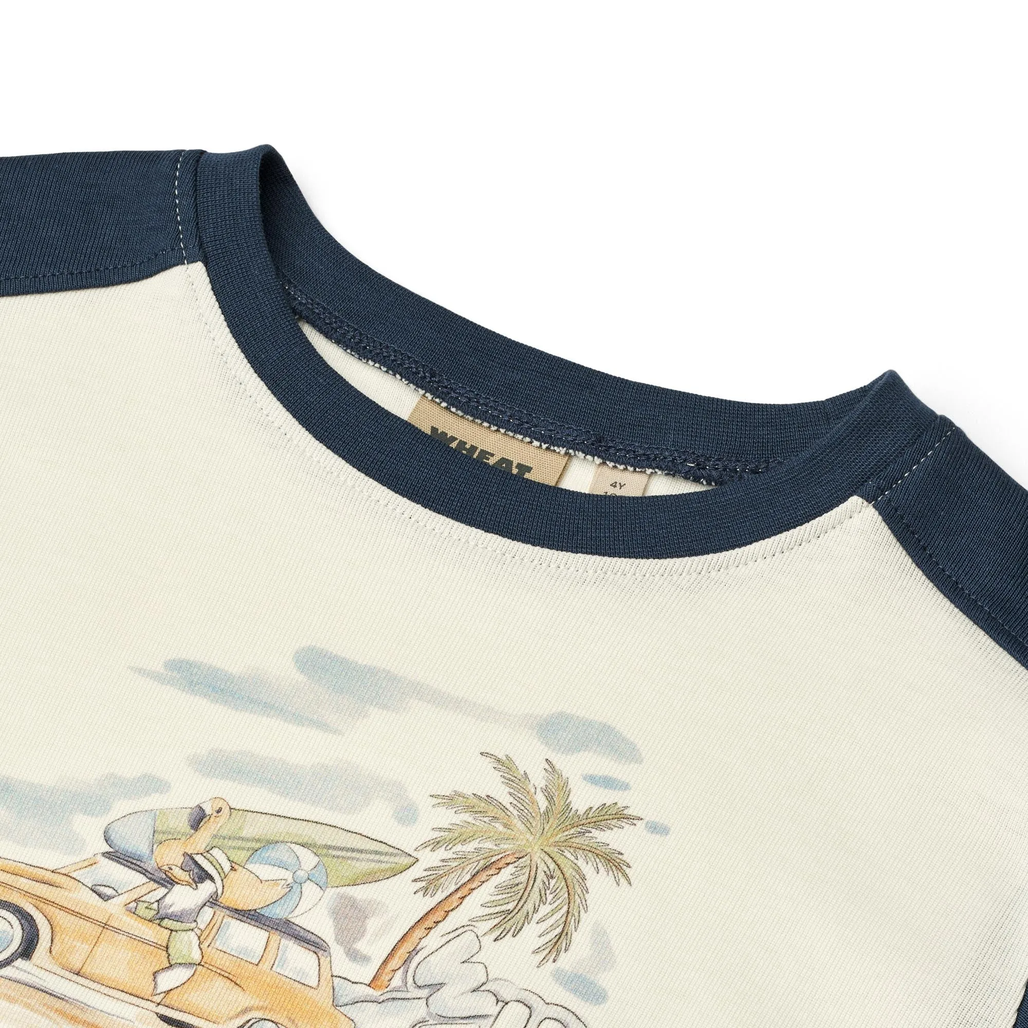 [Wheat] T-Shirt S/S Vincent - Ivory