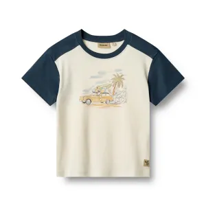 [Wheat] T-Shirt S/S Vincent - Ivory