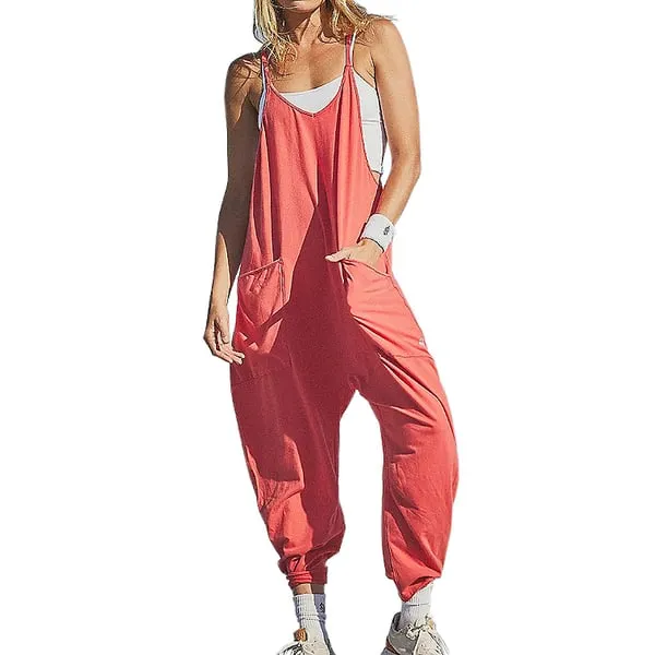 Wide Leg Jumpsuit with Pockets (Buy 2 Vip Shipping) LAST DAY 70% OFF
