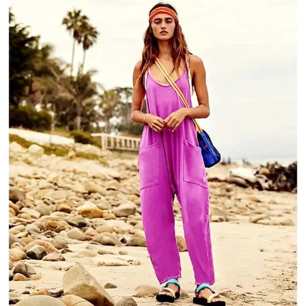 Wide Leg Jumpsuit with Pockets (Buy 2 Vip Shipping) LAST DAY 70% OFF