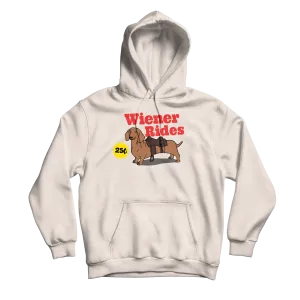 Wiener Rides Sand Hoodie