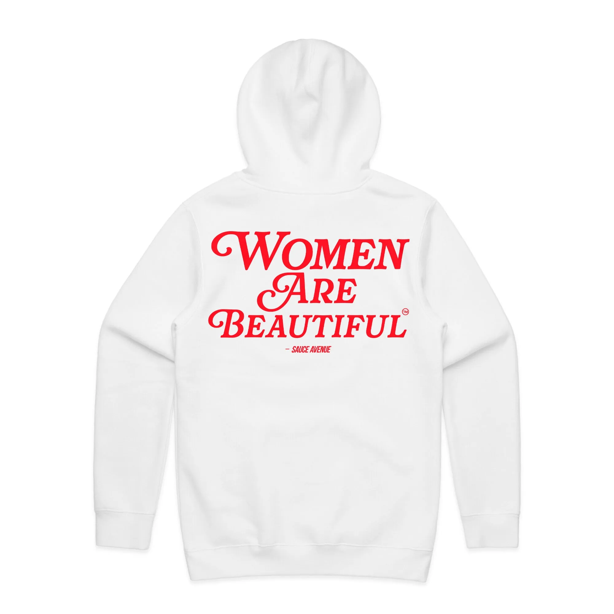 Women Are Beautiful (RD) | White Hoodie