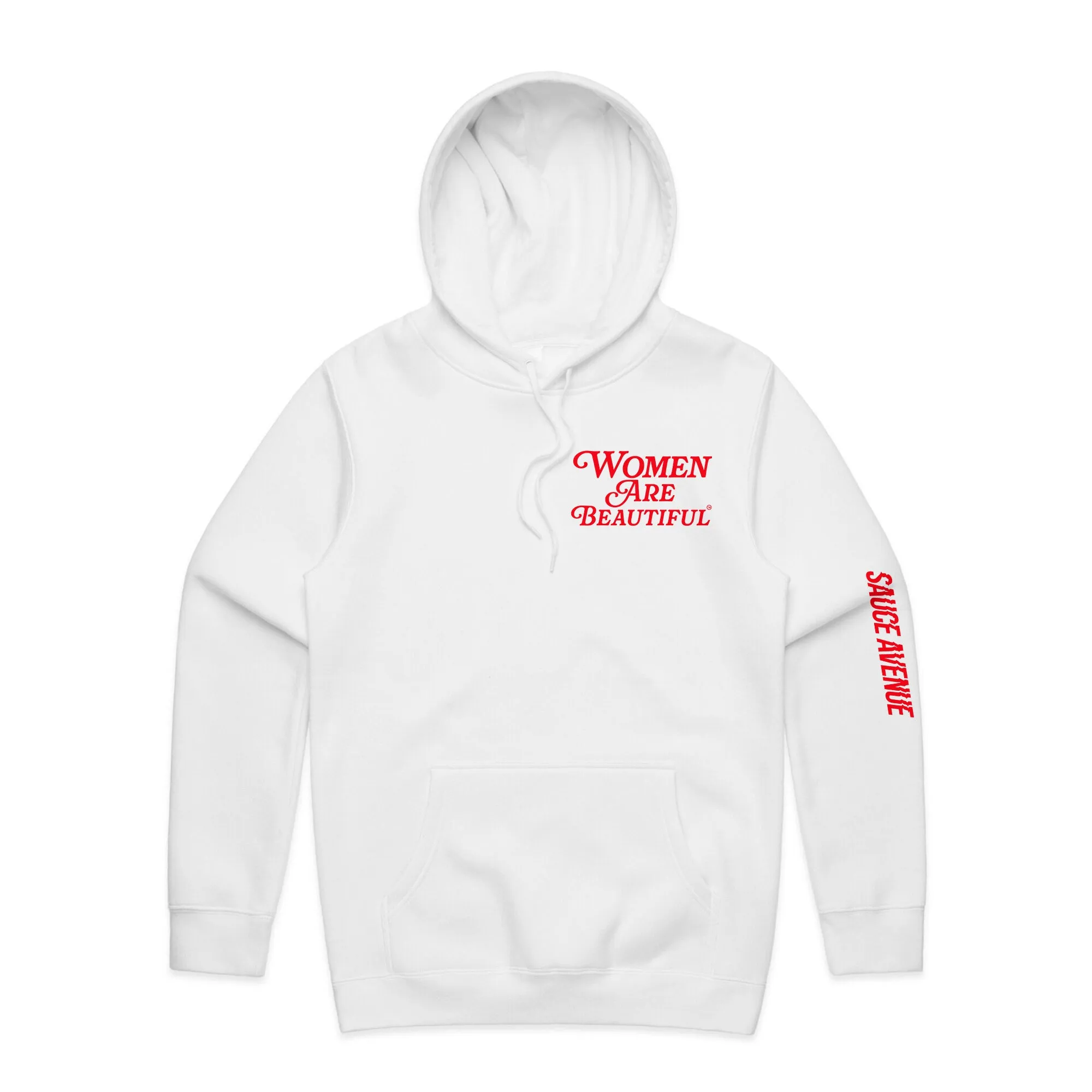Women Are Beautiful (RD) | White Hoodie