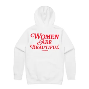 Women Are Beautiful (RD) | White Hoodie