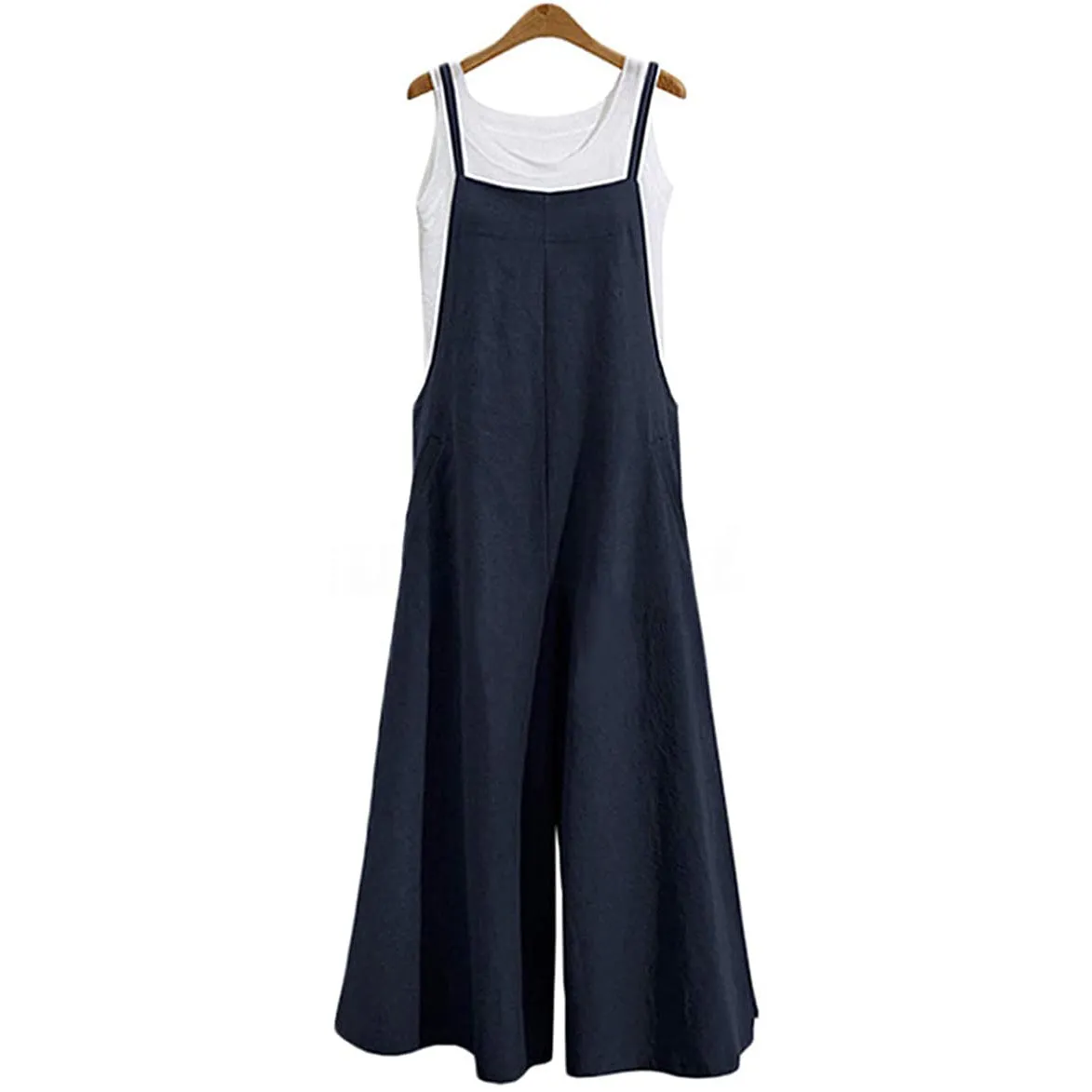 Women's Casual Loose Long Wide Leg Jumpsuits