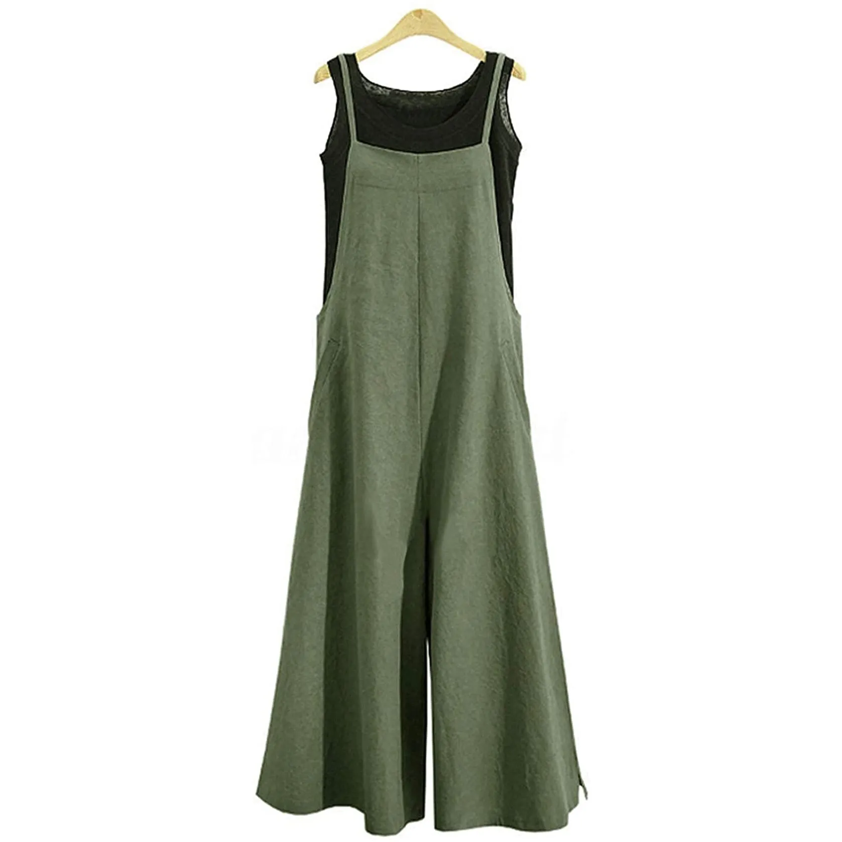 Women's Casual Loose Long Wide Leg Jumpsuits