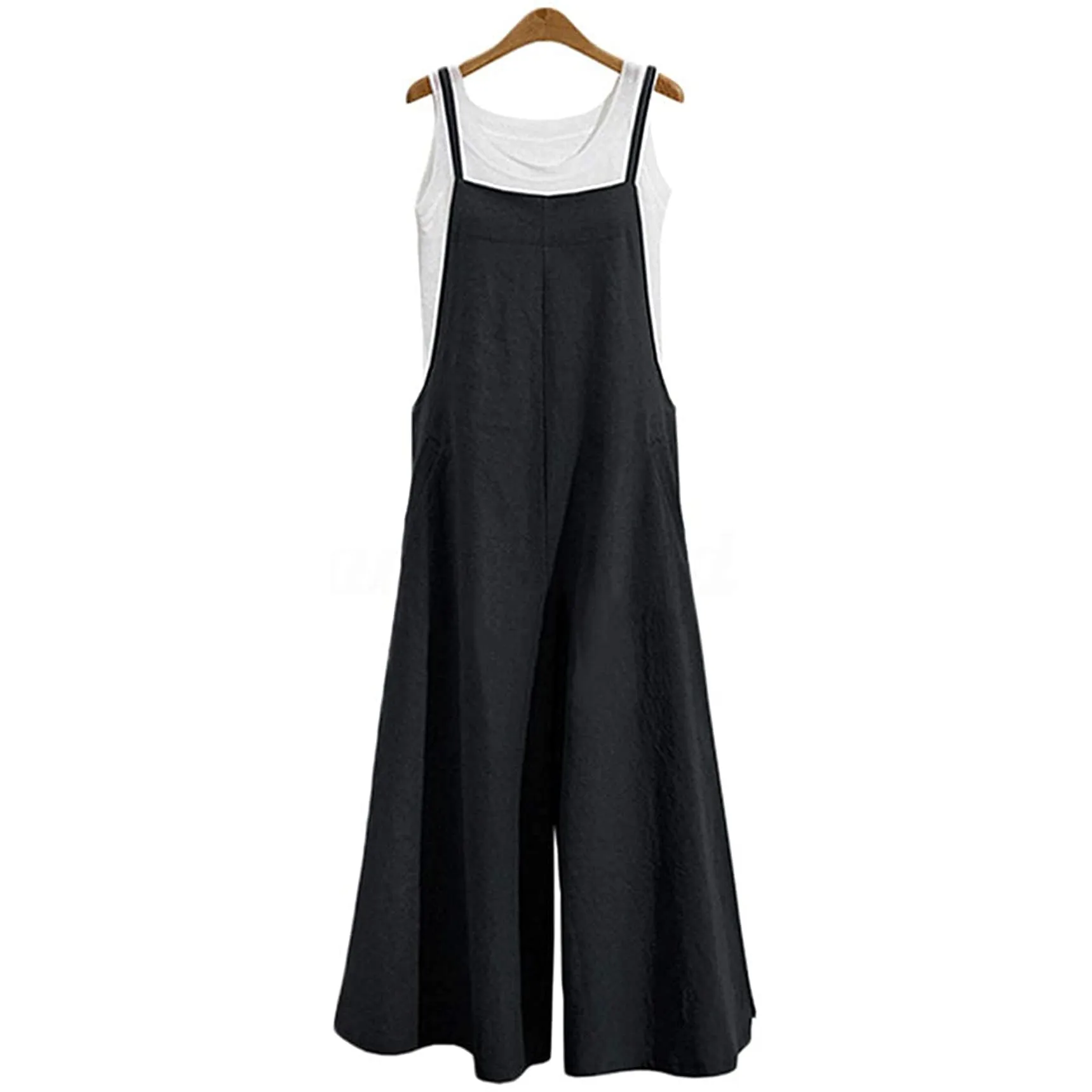 Women's Casual Loose Long Wide Leg Jumpsuits
