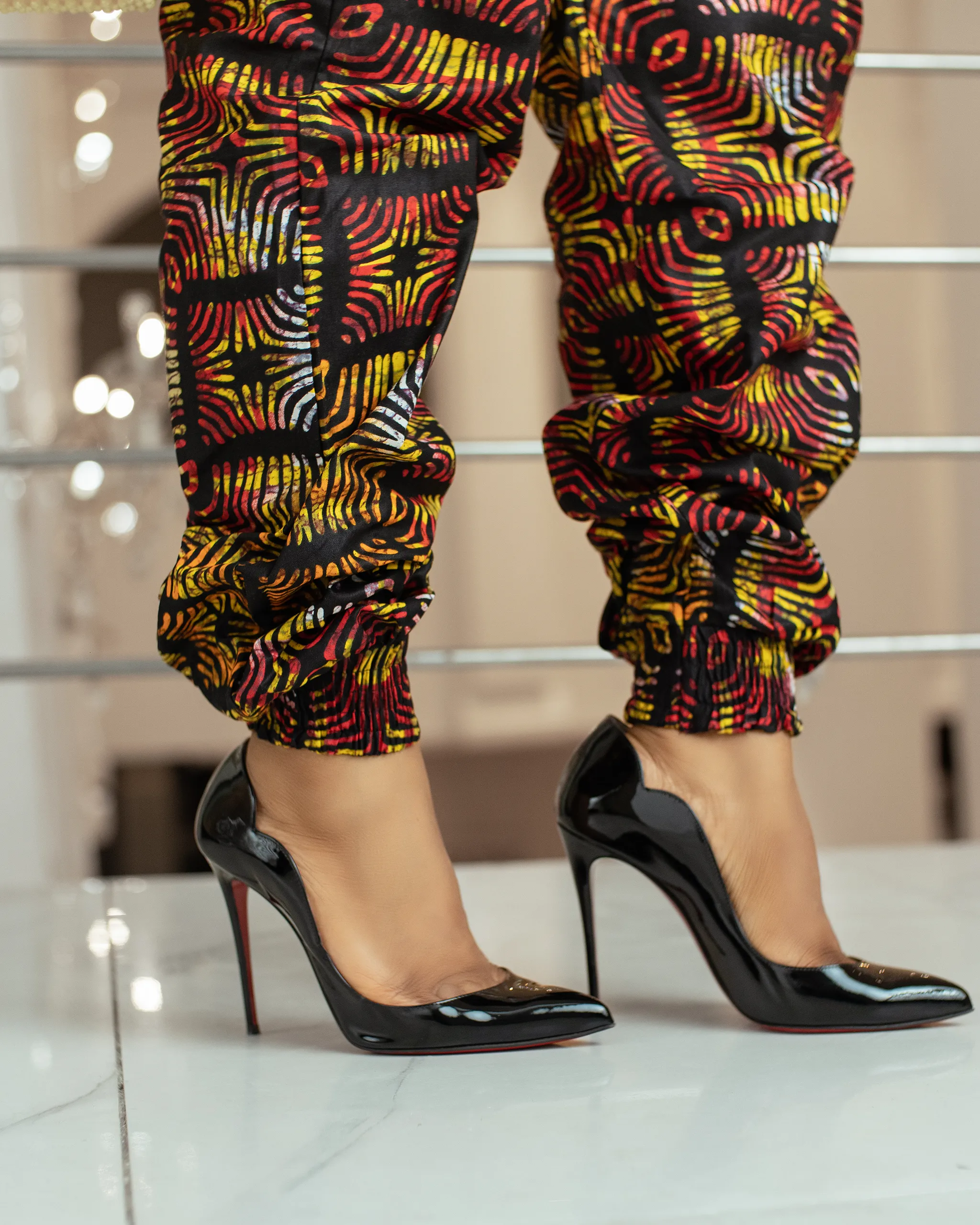 Women's Casual Print Jogger Pants