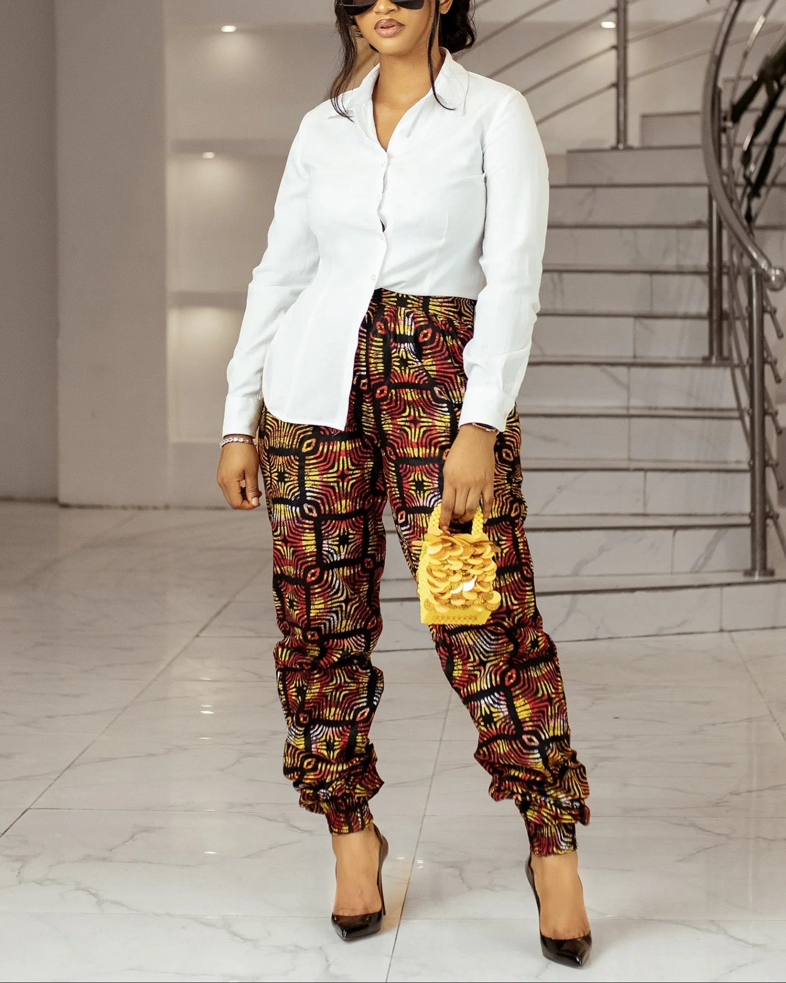 Women's Casual Print Jogger Pants