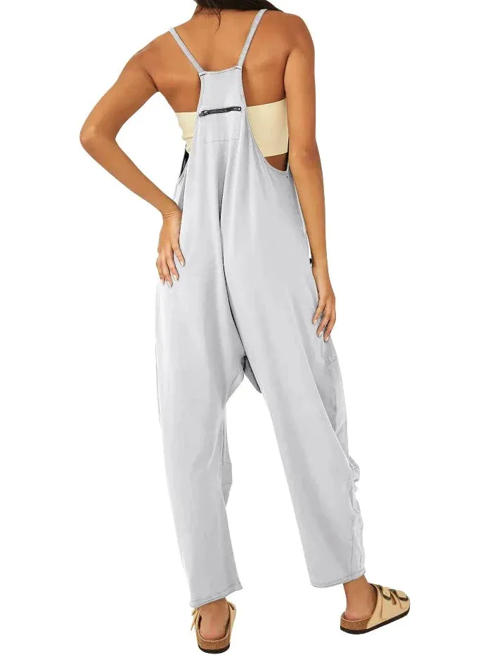 Womens Casual Wide Leg Jumpsuit (Buy 2 Vip Shipping)