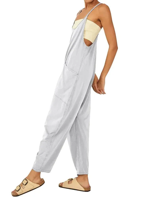 Womens Casual Wide Leg Jumpsuit (Buy 2 Vip Shipping)