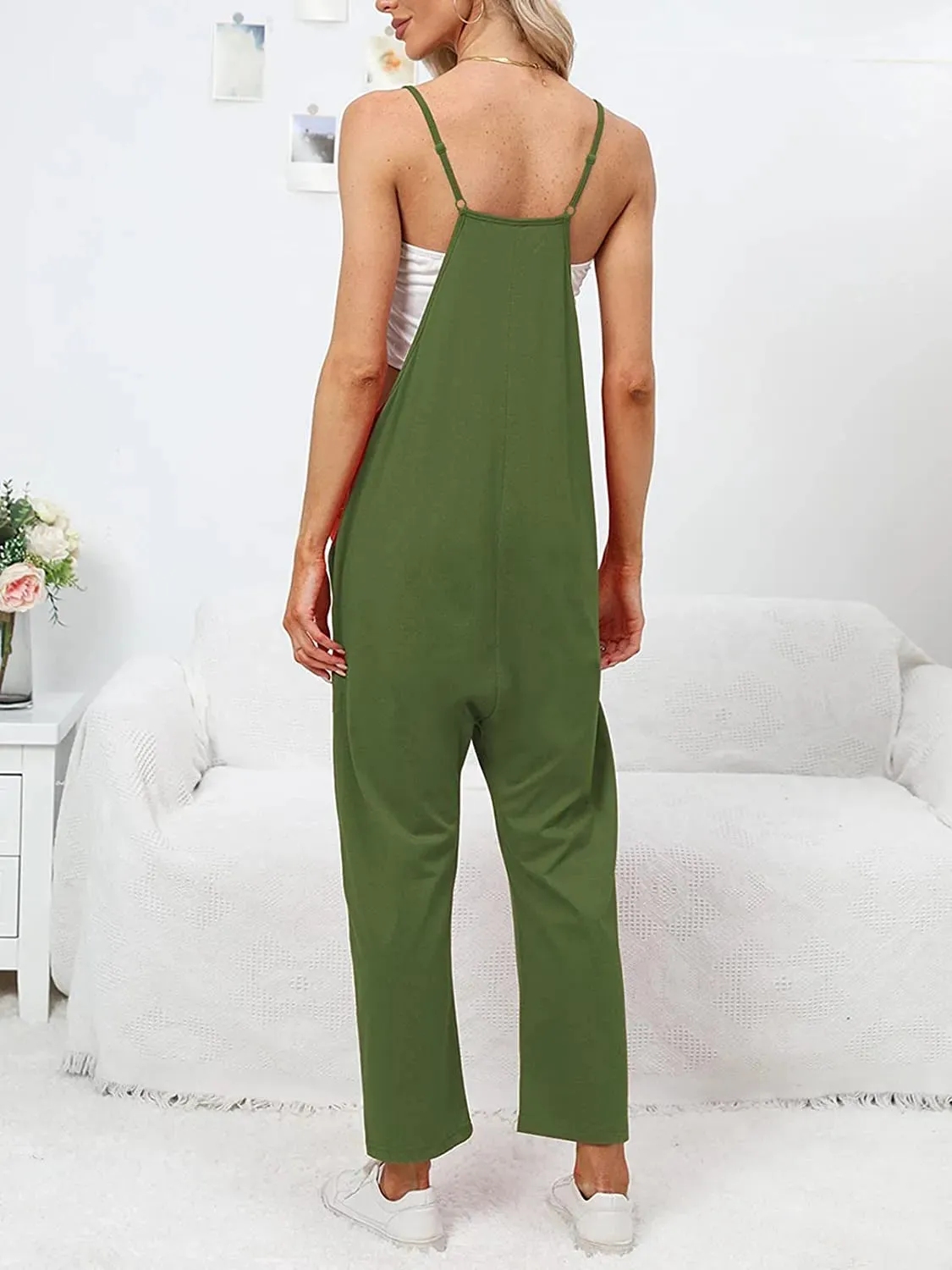 Womens Casual Wide Leg Jumpsuit (Buy 2 Vip Shipping)