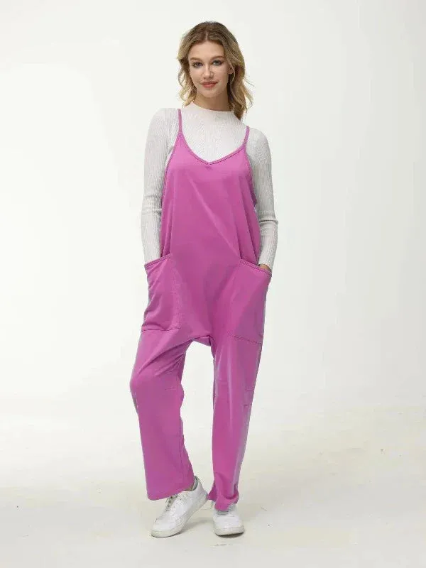 Womens Casual Wide Leg Jumpsuit (Buy 2 Vip Shipping)