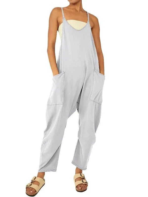 Womens Casual Wide Leg Jumpsuit (Buy 2 Vip Shipping)