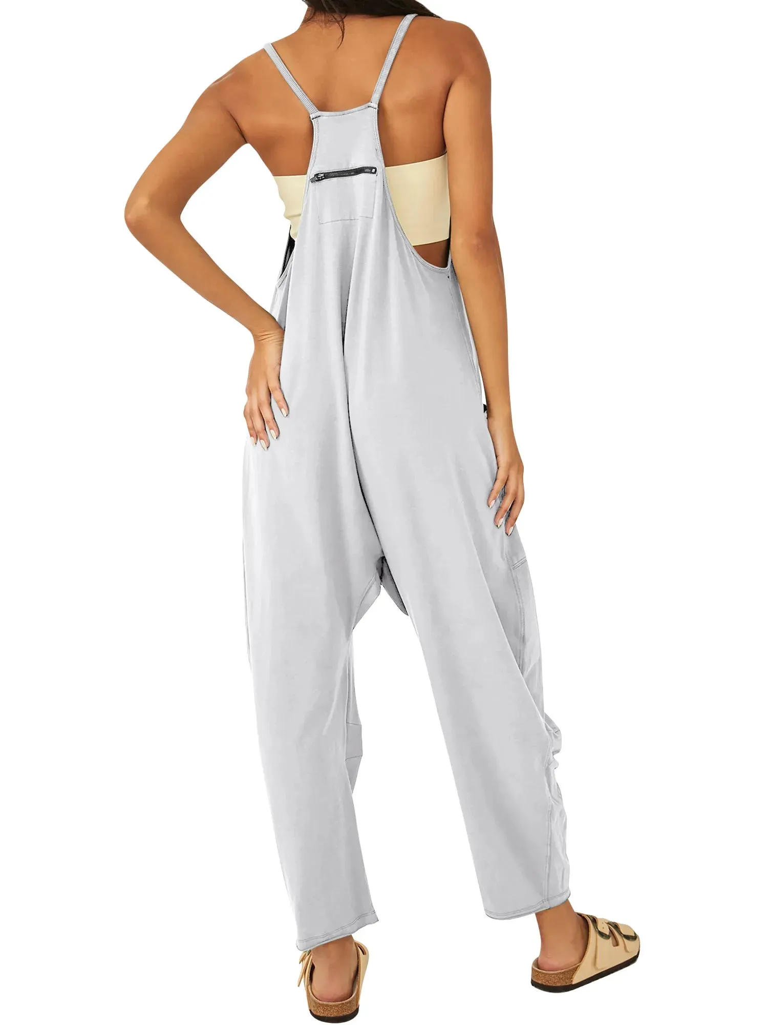 Womens Casual Wide Leg Jumpsuit (Buy 2 Vip Shipping)