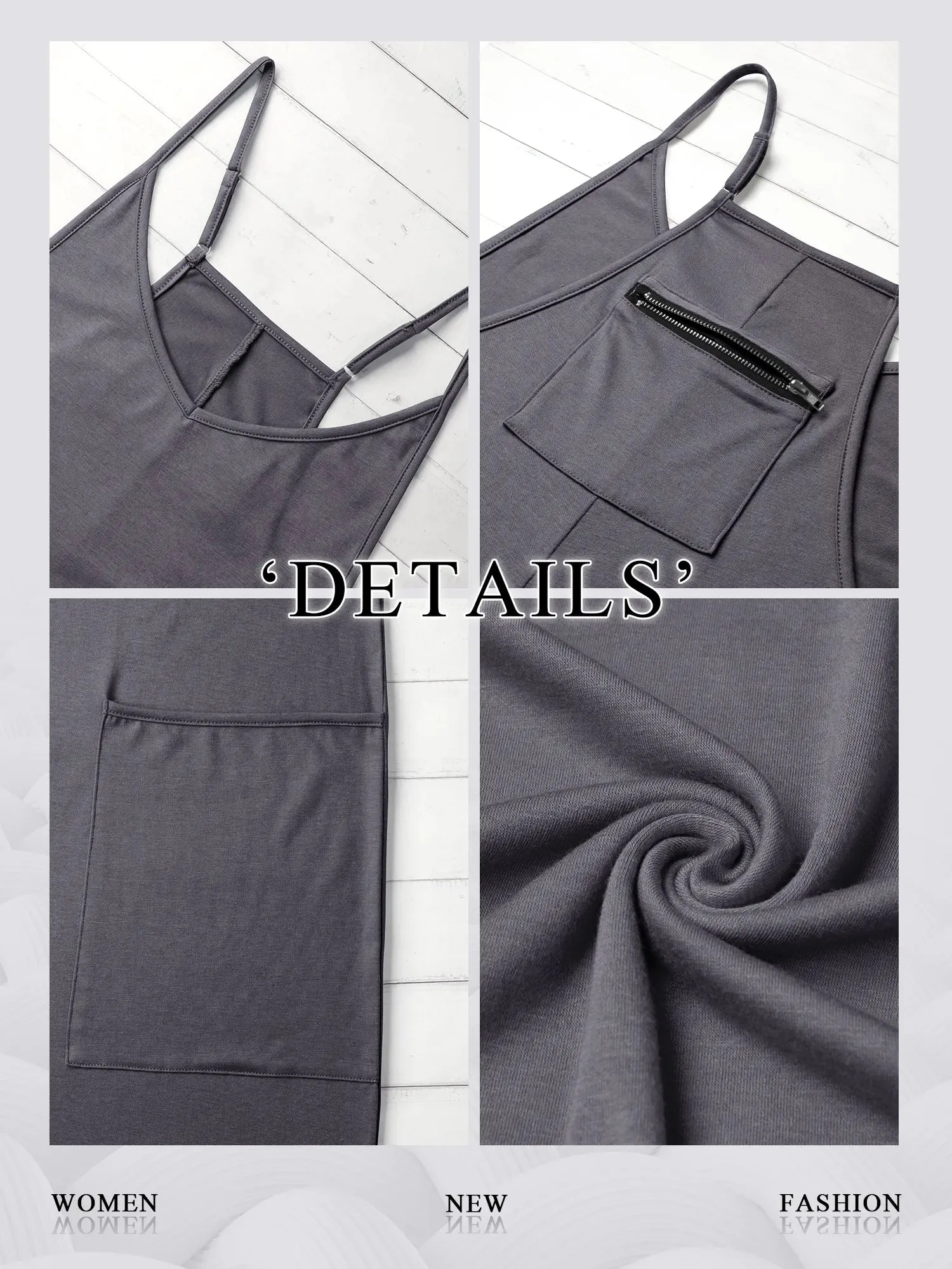 Womens Casual Wide Leg Jumpsuit (Buy 2 Vip Shipping)