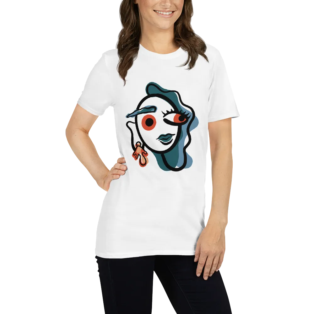 Women's Graphic Short Sleeve T shirt- Eyes