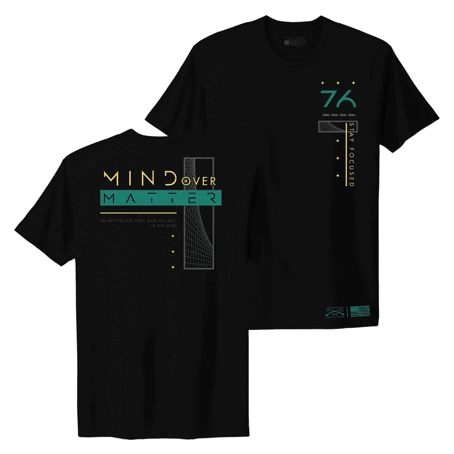 Women's Mind Over Matter Boyfriend Fit T-Shirt - Black