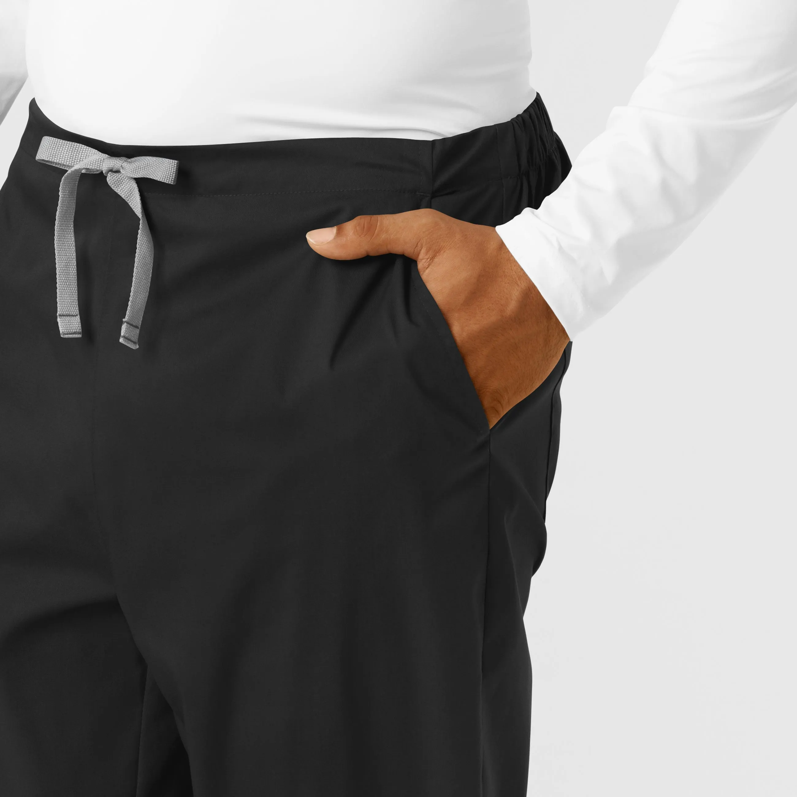 WonderWORK 507 Men's Cargo Jogger Scrub Pants Black