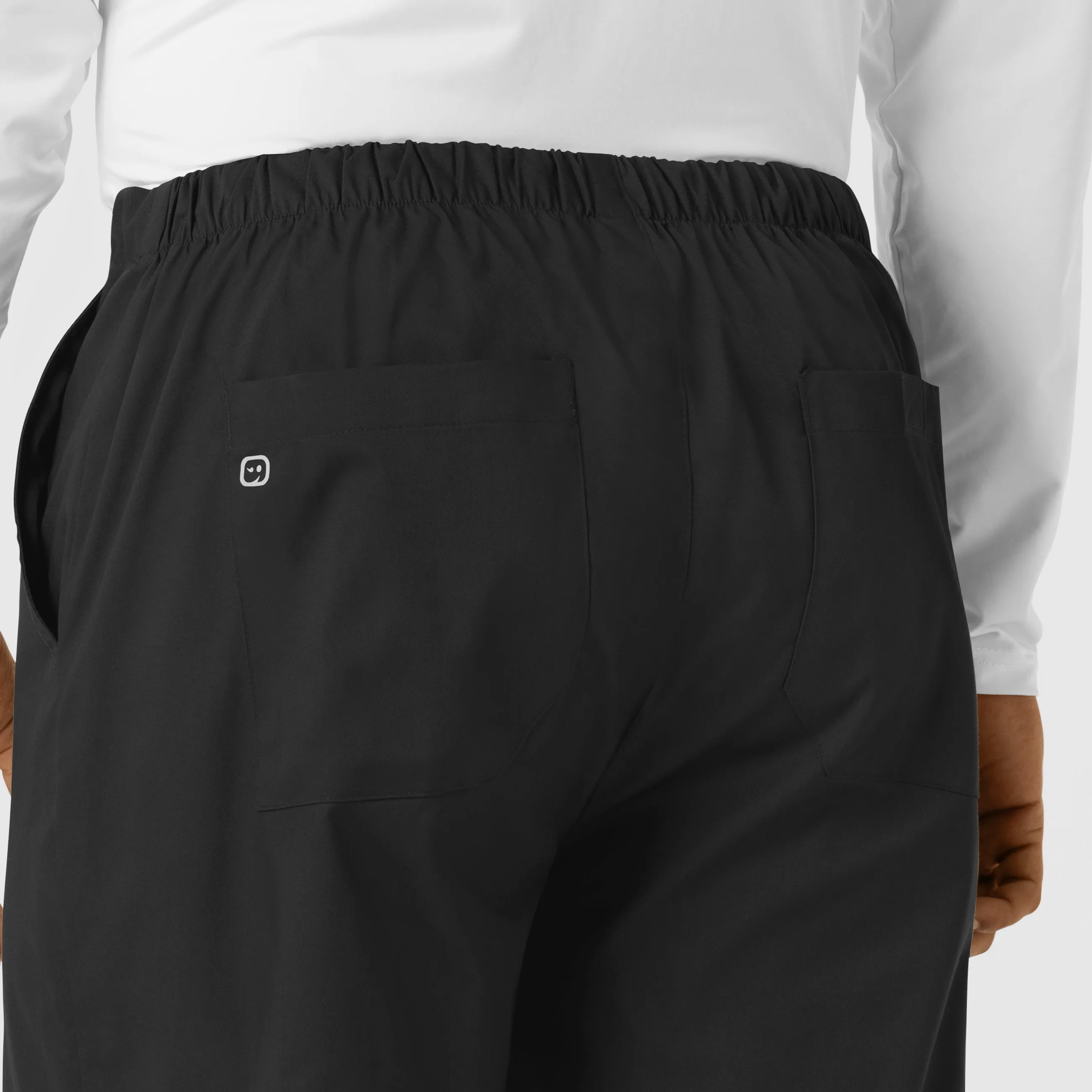 WonderWORK 507 Men's Cargo Jogger Scrub Pants Black