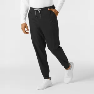 WonderWORK 507 Men's Cargo Jogger Scrub Pants Black