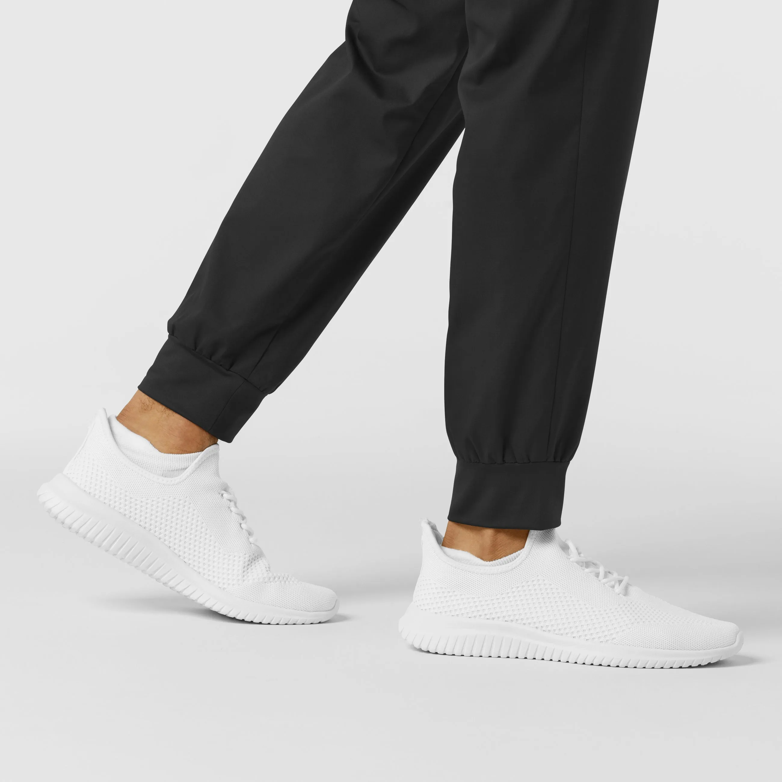WonderWORK 507 Men's Cargo Jogger Scrub Pants Black