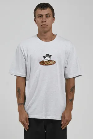 WORSHIP SUPPLIES CHECK IN TEE - SNOW MARLE