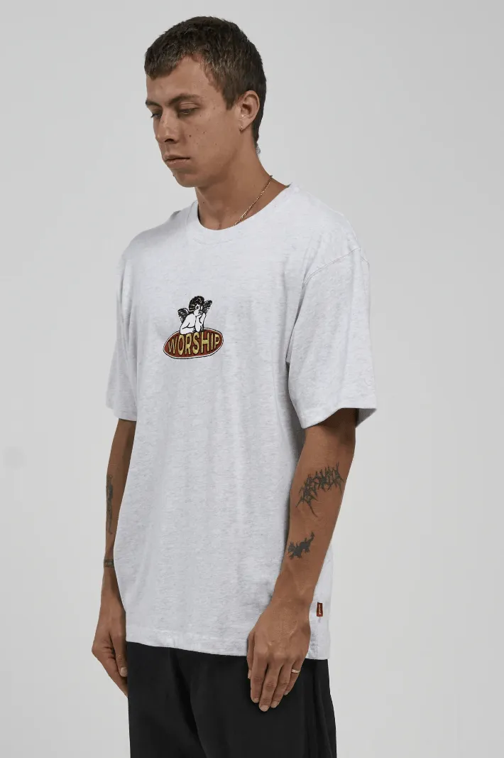 WORSHIP SUPPLIES CHECK IN TEE - SNOW MARLE