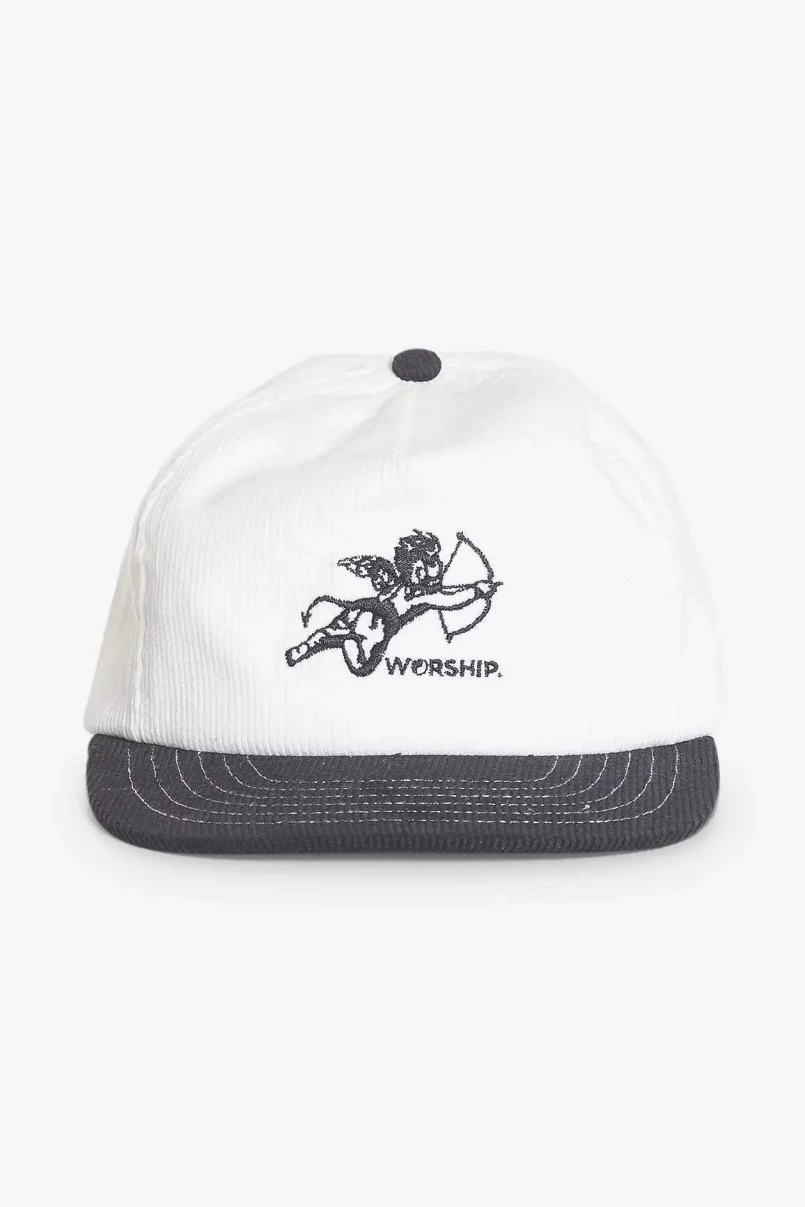 WORSHIP SUPPLIES CHERUB CORD HAT - WORN BLACK