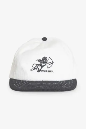 WORSHIP SUPPLIES CHERUB CORD HAT - WORN BLACK