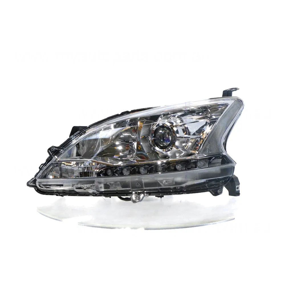Xenon Head Lamp Passenger Side Genuine Suits Nissan Pulsar Ti B17 2012 to 2015
