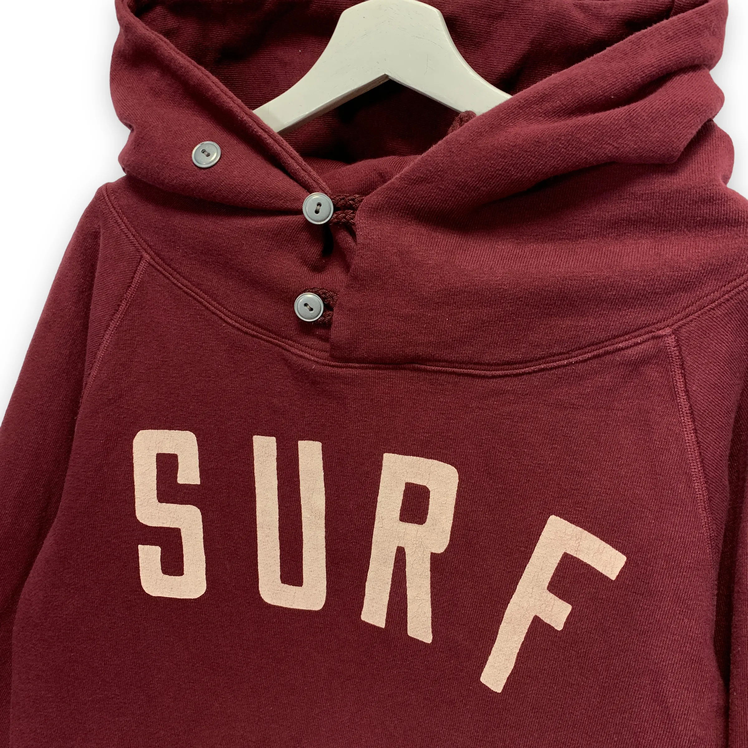 [XL] Kapital Surf Pullover Hoodie Burgundy