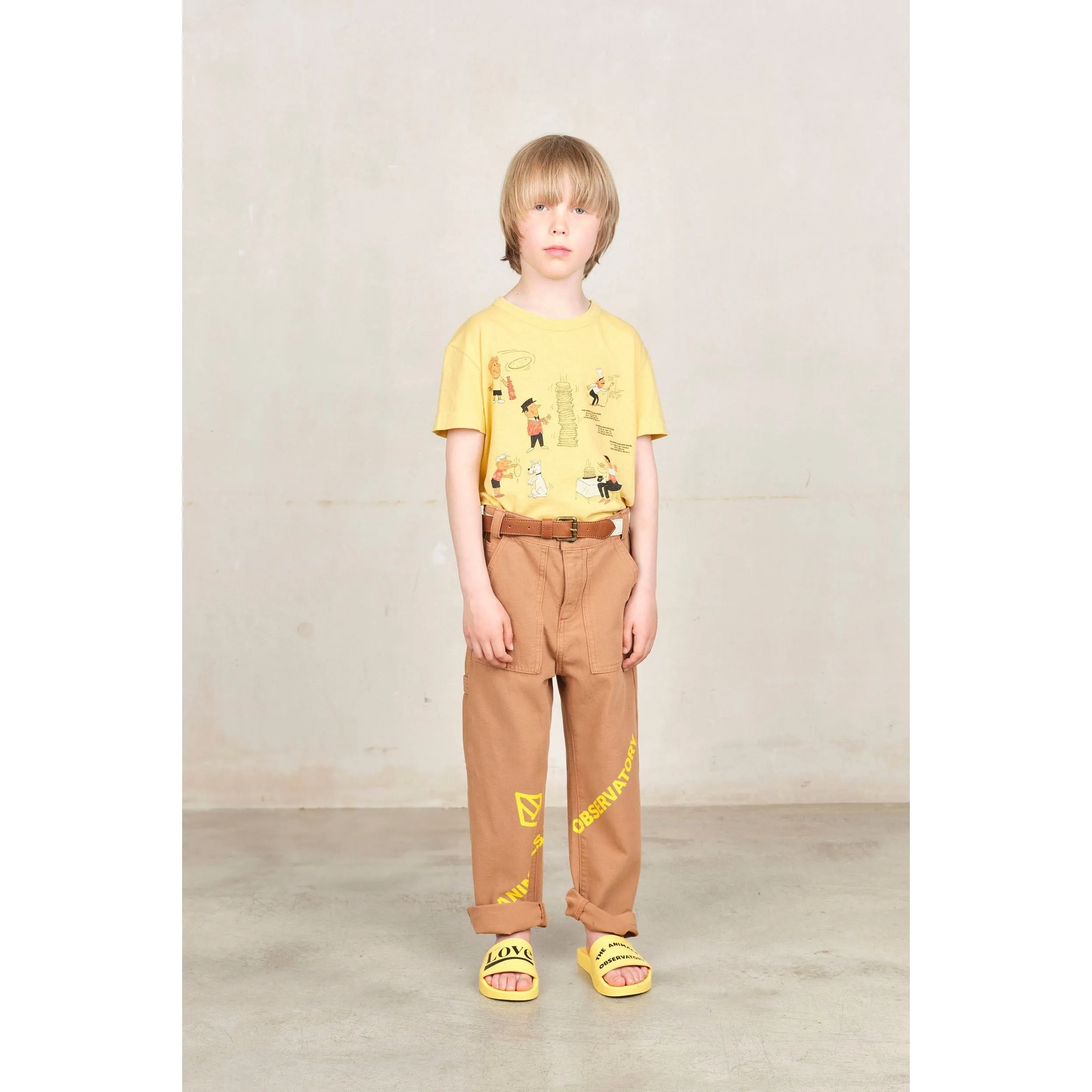 Yellow Comic Rooster T-Shirt